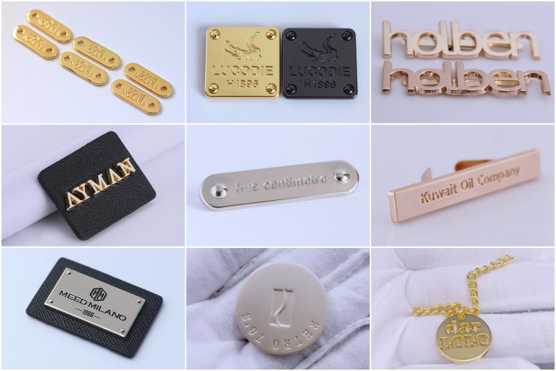 Metal Labels for Handbags and Purse Bags