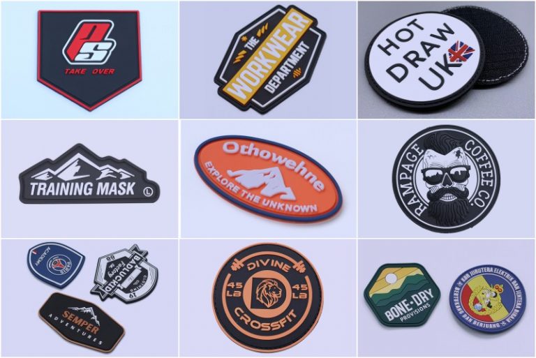 Custom PVC Rubber Patches for Hats ClothingTAGs.cn