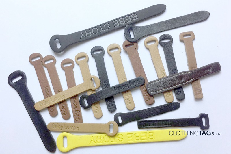 Professional Custom PU Leather Zipper Pullers For Clothing Suppliers