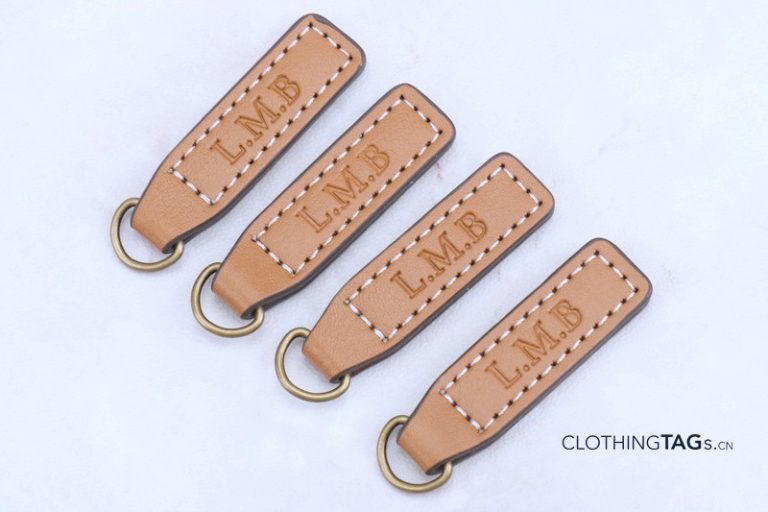 Custom Leather Zipper Pulls ClothingTAGs.cn