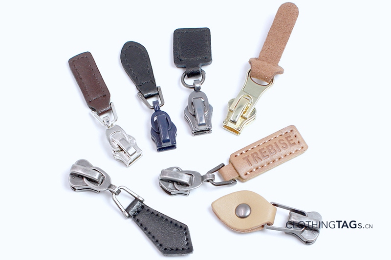 Antiqued Metal Custom Zipper Pulls