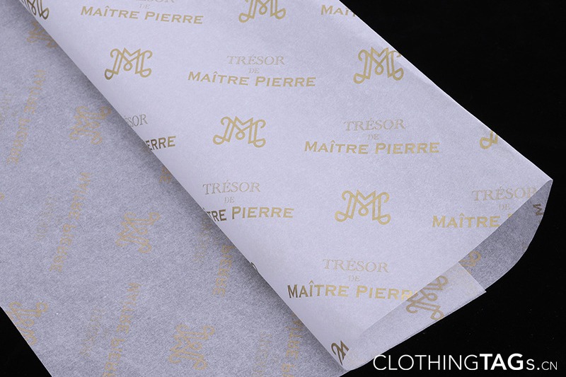 Wrapping paper for clothing