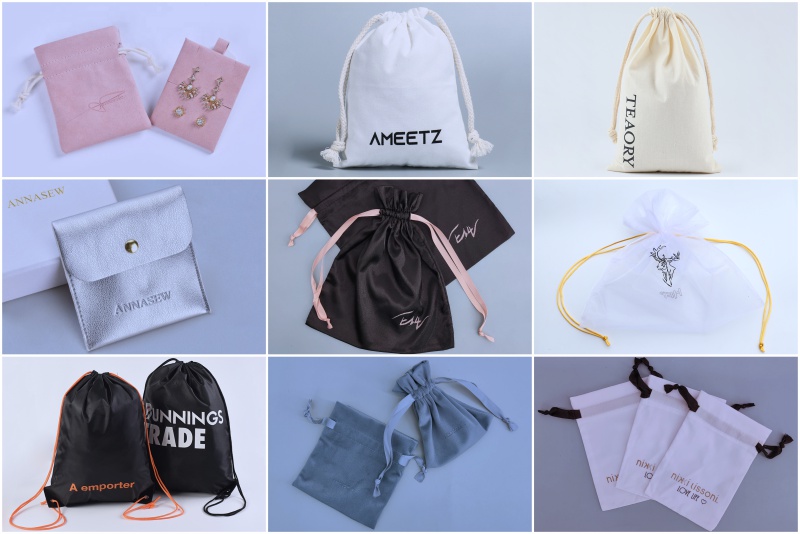 Custom Printed Drawstring Bags With Logo