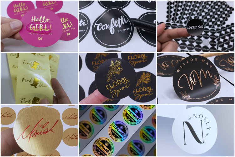 Custom Round Sticker Labels Print Circle Stickers