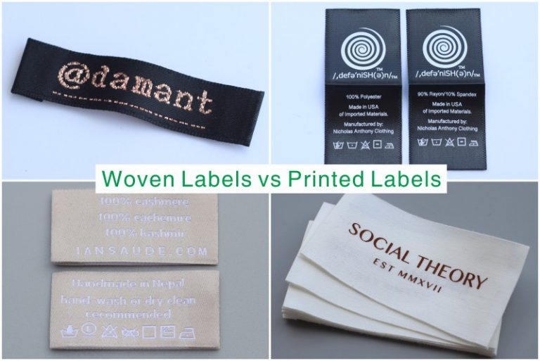 Printed Labels vs Woven Labels How to Choose? ClothingTAGs.cn