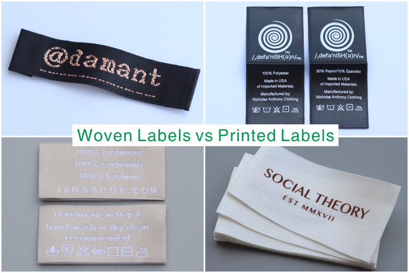 Printed Labels vs Woven Labels