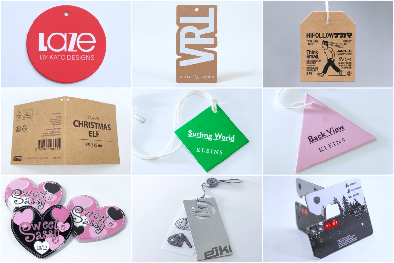 Custom Die Cut Hang Tags Printing