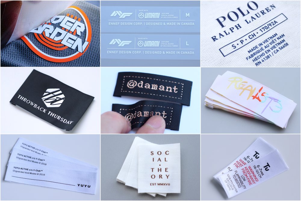 Custom Main Neck Labels For Clothing