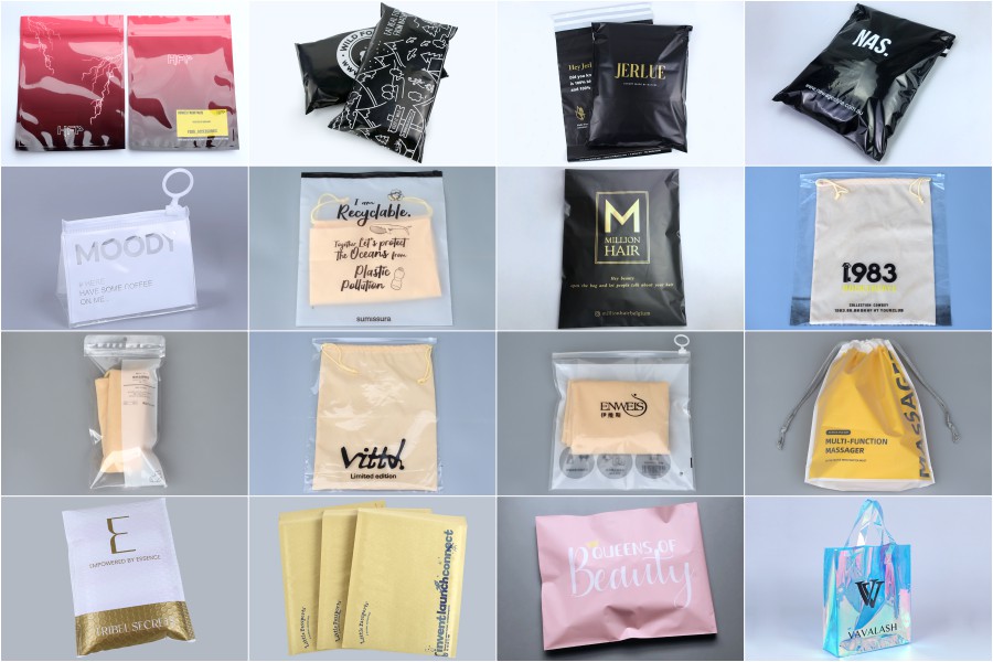 Custom Plastic Packaging Bags for Clothing