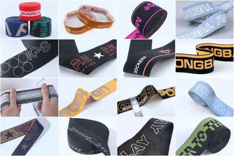 Printing Logo Band High End Custom Logo Band Elastic Band