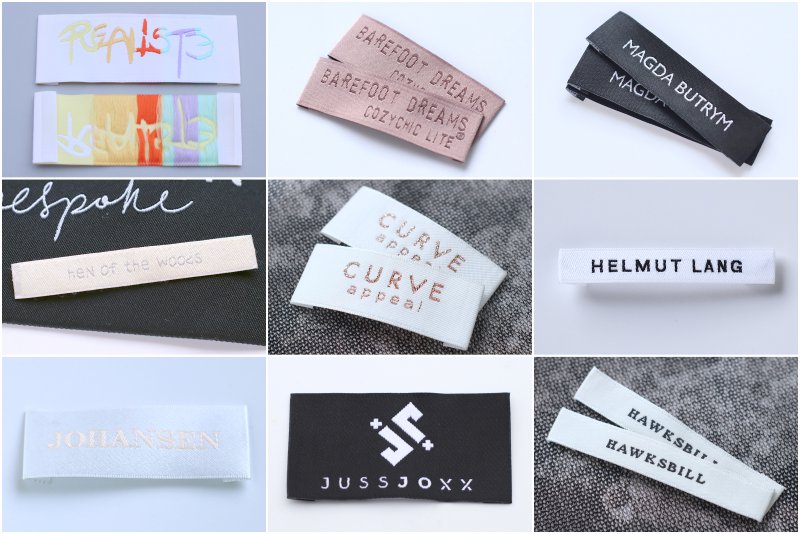 2021 Fashion Design Custom Clothes Labels Tags Casual Woven Sewn in Garment  Neck Labels for Clothing - China Woven Labels and Neck Labels price