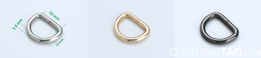 D Rings For Bags 20mm 15mm