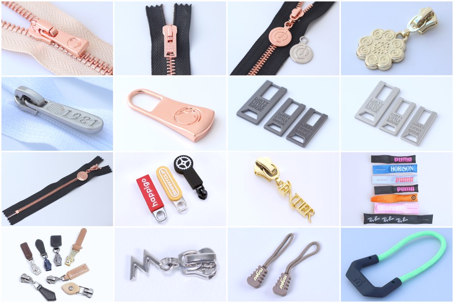 Professional Custom PU Leather Zipper Pullers For Clothing Suppliers