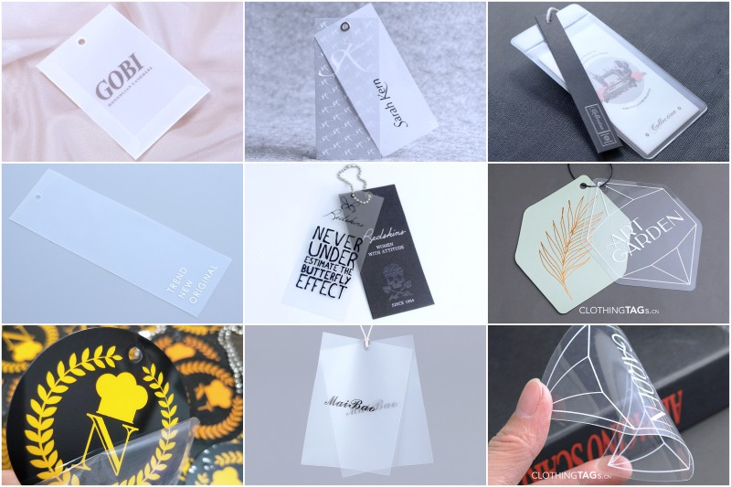 Plastic Hang Tags For Clothing