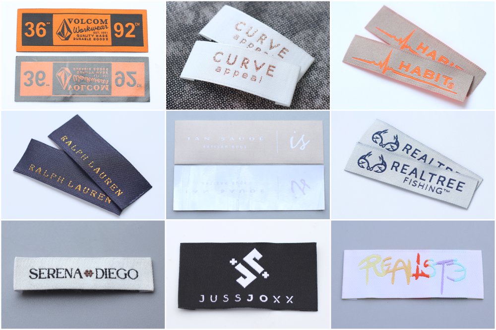 Woven Iron on Labels for Clothing