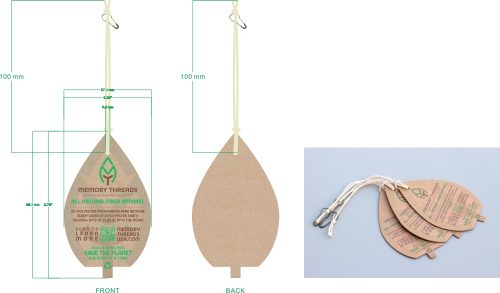 custom design kraft hang tags.