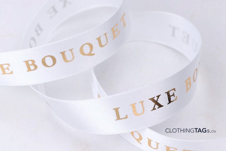 Custom Printed Your Own Satin Ribbon | ClothingTAGs.cn