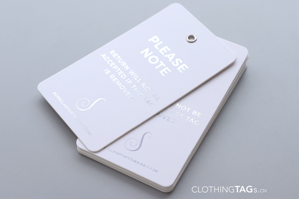 Luxury hang tags for high-end clothing